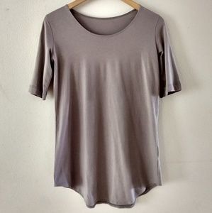 Fair Trade Organic Cotton Tunic Gray Size S